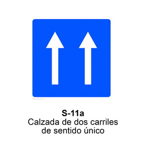 S-11a Calzada de sentido único