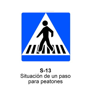S-13 Calzada de sentido único