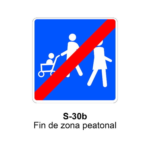 Señales económicas cuadradas de L50cm definitivas y de obra Señales indicaciones generales
