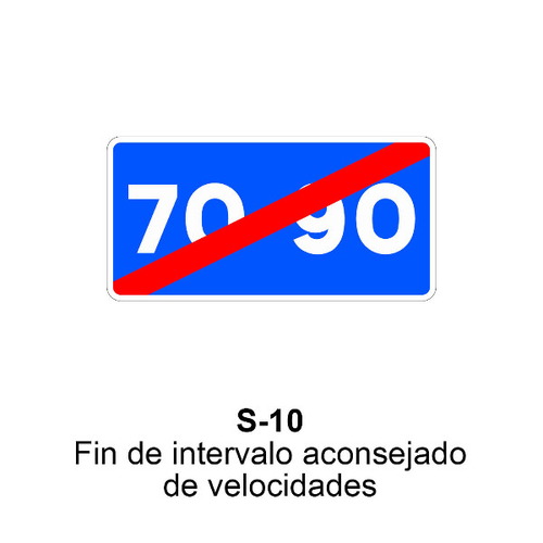 Señal MOPU acero rectangular y cuadrado Señal Indicaciones Generales
