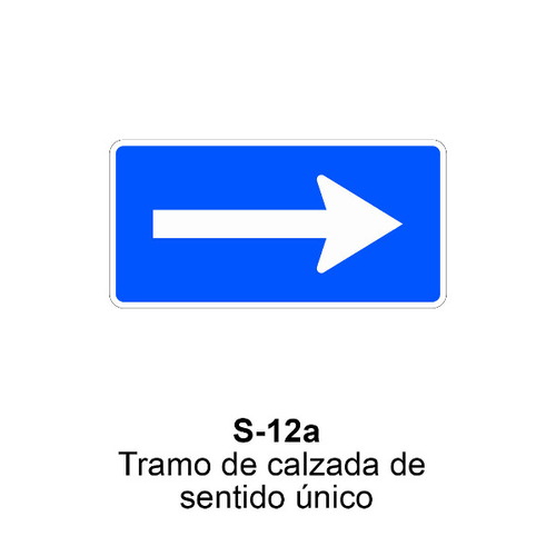 Señal MOPU acero rectangular y cuadrado Señal Indicaciones Generales