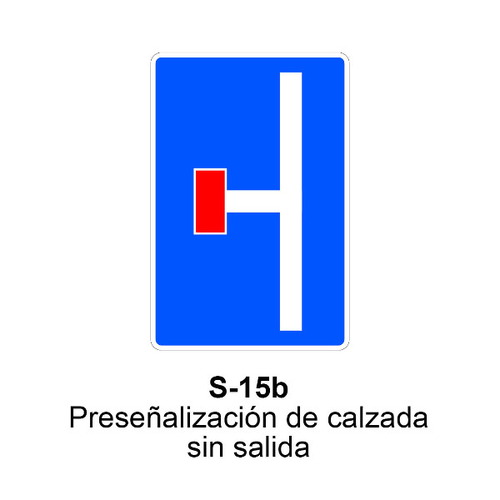 Señal MOPU acero rectangular y cuadrado Señal Indicaciones Generales