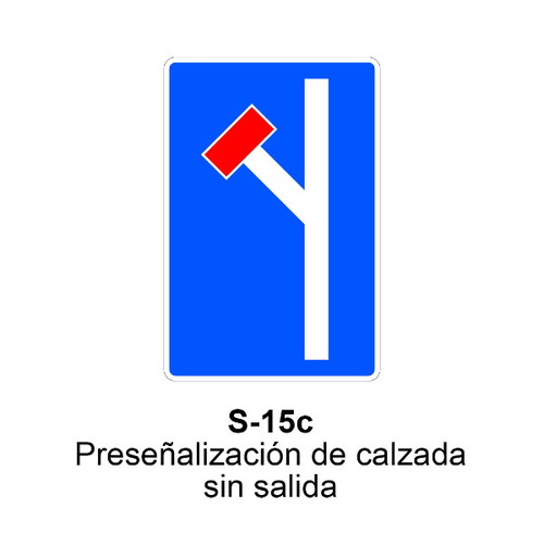 Señal MOPU acero rectangular y cuadrado Señal Indicaciones Generales