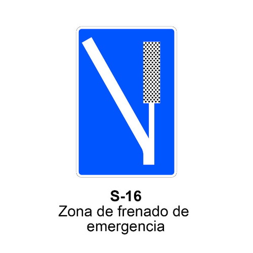 Señal MOPU acero rectangular y cuadrado Señal Indicaciones Generales