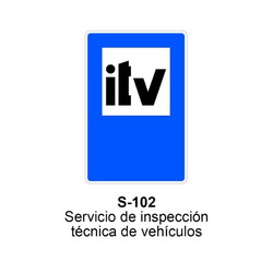 Señales MOPU Acero Señales MOPU acero rectangular Señales Informativa de servicio