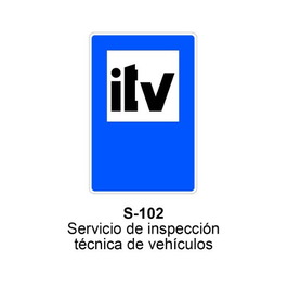 Señales MOPU Acero Señales MOPU acero rectangular Señales Informativa de servicio