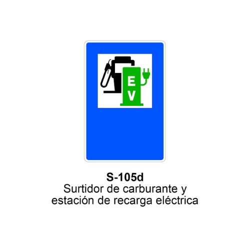 S-105D Surtidor de Carburante y Estación de Recarga Eléctrica
