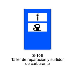 S-106 Taller de reparación y surtidor de carburante