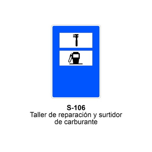 S-106 Taller de reparación y surtidor de carburante