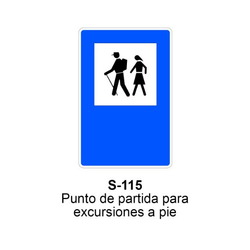S-115 Punto de partida para excursiones a pie