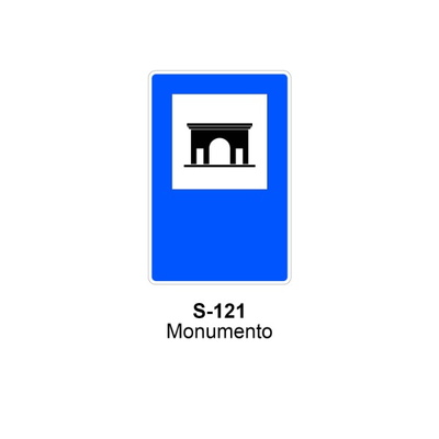Señal MOPU acero rectangular Señal informativa de servicios