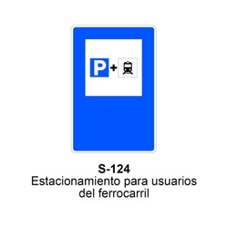 S-124 Estacionamiento para usuarios del ferrocarril
