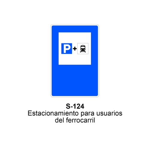 S-124 Estacionamiento para usuarios del ferrocarril
