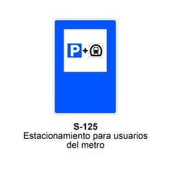 S-125 Estacionamiento para usuarios del ferrocarril interior