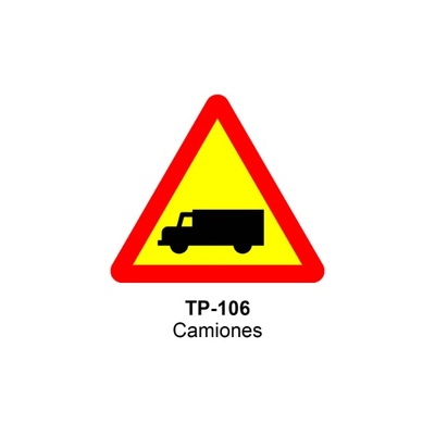 Señal MOPU acero triangular Señales de advertencia de peligro