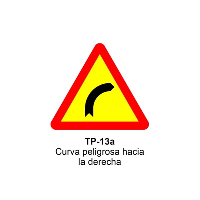 Señal MOPU acero triangular Señales de advertencia de peligro