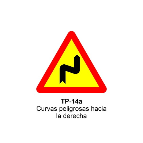TP-14a Curvas peligrosas hacia la derecha