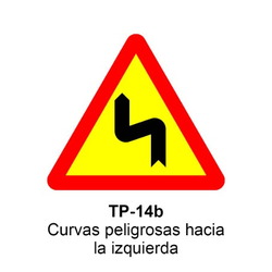 TP-14b Curvas peligrosas hacia la izquierda
