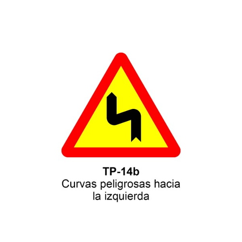 TP-14b Curvas peligrosas hacia la izquierda