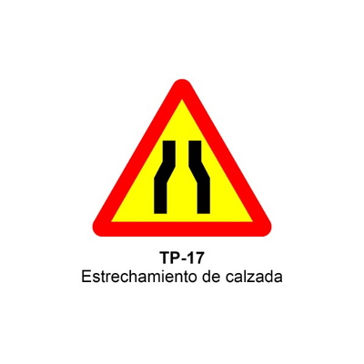 Señal MOPU acero triangular Señales de advertencia de peligro