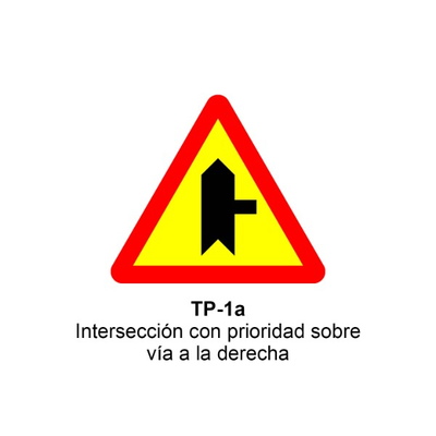 Señal MOPU acero triangular Señales de advertencia de peligro