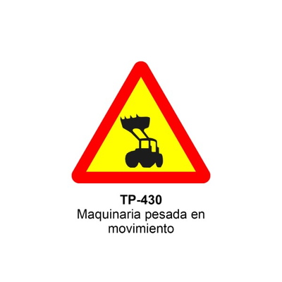 Señal MOPU acero triangular Señales de advertencia de peligro Señal MOPU acero triangular Señales de advertencia de peligro