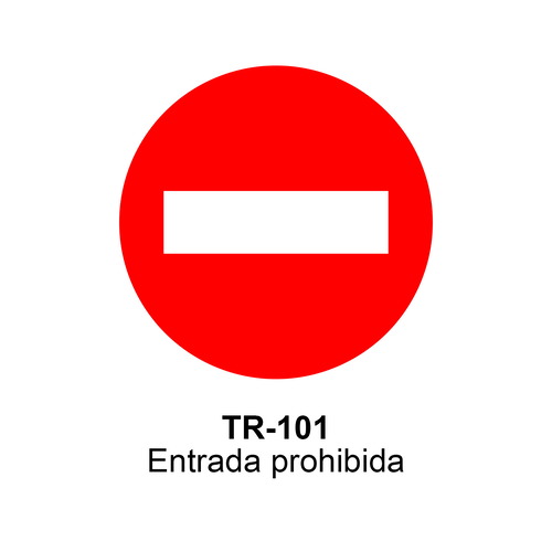 Señal MOPU acero circular Señales de prohibición