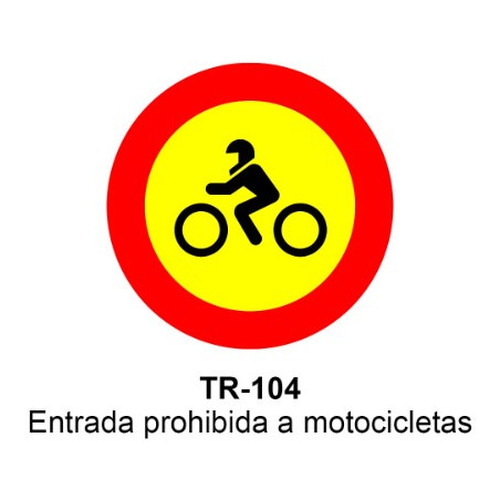 Señal MOPU acero circular Señales de prohibición