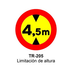 TR-205 Limitación de altura