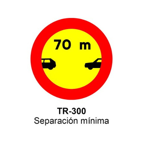 Señal MOPU acero circular Señales de prohibición