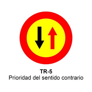TR-5 Prioridad al sentido contrario