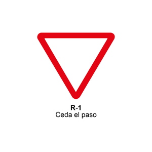 R-1 Ceda el paso
