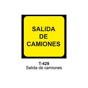 Salida de camiones T-429