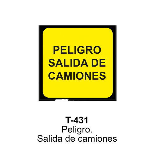 Señales económicas cuadradas de L50cm definitivas y de obra Señales indicaciones generales