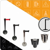 Categoría destacada de Postes separadores con cinta extensible retráctil