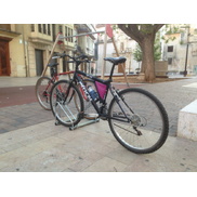 Aparcabicicletas económico sinfin de 2 plazas