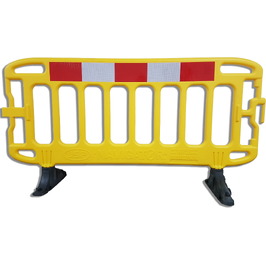 Vallas de plástico 7651 Valla plástico 2x1m Navigator amarilla