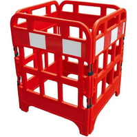 Vallas de plástico 7654C Valla plástica cuadrada 4 lados