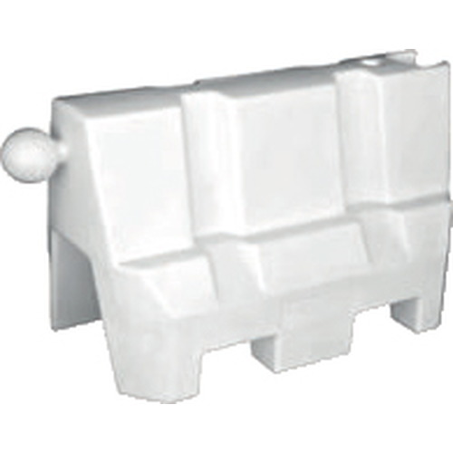 Barrera separador de vías new jersey plástico apilable, fabricada en LDPE por rotomoldeo proporcionándole las características idóneas para su durabilidad y resistencia a los factores meteorológicos. Colores: rojo y blanco