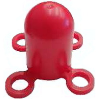 Accesorios y recambios para conos 90311 Soporte de cadena ROJO para poste señalización 102pe y conos