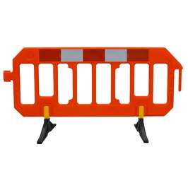 Vallas de plástico 7754 Valla plástico 2x1m GATE BARRIER naranja