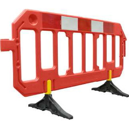 Vallas de plástico 7750 Valla plástico 2x1m GATE BARRIER roja