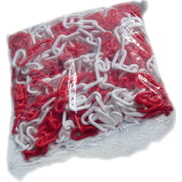 Cadena PVC para poste de señalización Rojo y Blanco
