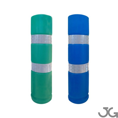 Baliza H-50 Baliza de Ø13x50 cm con 2 bandas reflectantes. Disponibles en color verde o azul