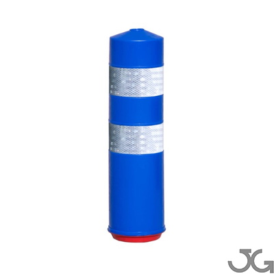 Baliza H75 inmune al atropello Baliza cilíndrica H75 inmune y resistente al atropello. Hito cilíndrico de delimitación y señalización en carretera. Fabricación por inyección, con elastómeros especializados de alta flexibilidad, resistencia al desgarro, estabilizados a la luz (anti-UV).