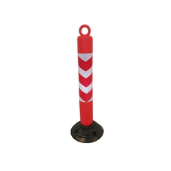 Balizas con base desmontables 8008C Baliza H80 desmontable y abatible