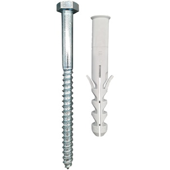 Tornillo y taco de M10x140mm