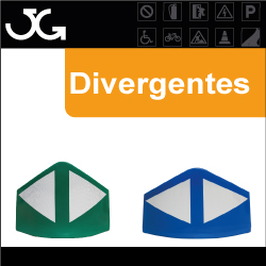 Balizas divergentes