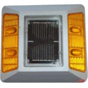 Captafaros 8002 Captafaros Solar LED 2 caras ámbar intermitente