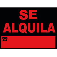 Cartelería comercial 963 Cartel comercial: SE ALQUILA